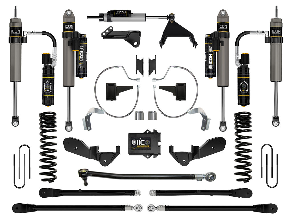 ICON 2023-2025 Ford F-250/F-350 Super Duty 4WD, Diesel, 4.5" Lift, Stage 8 Suspension System