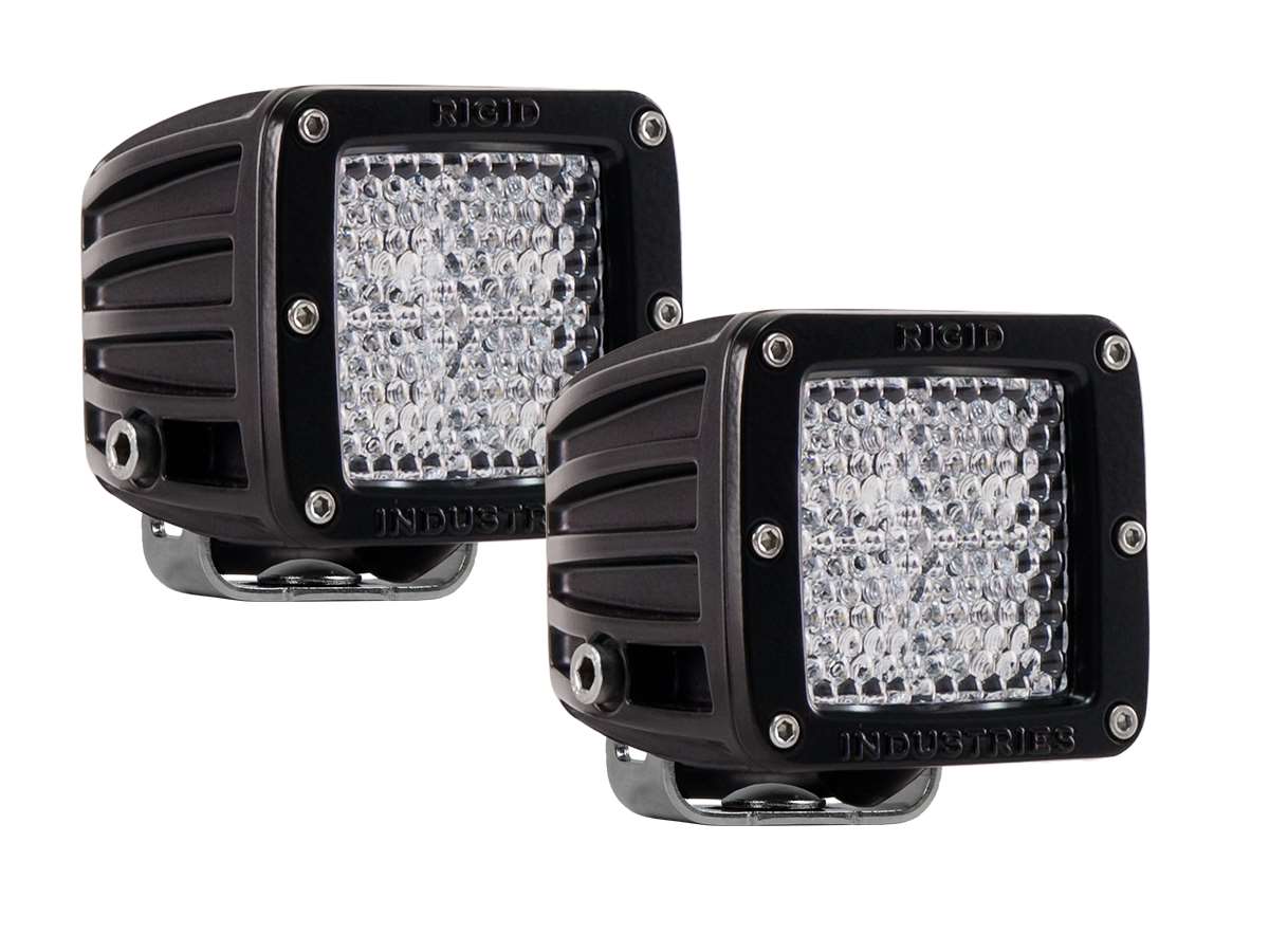 RIGID D-Series PRO White Diffused LED Pair