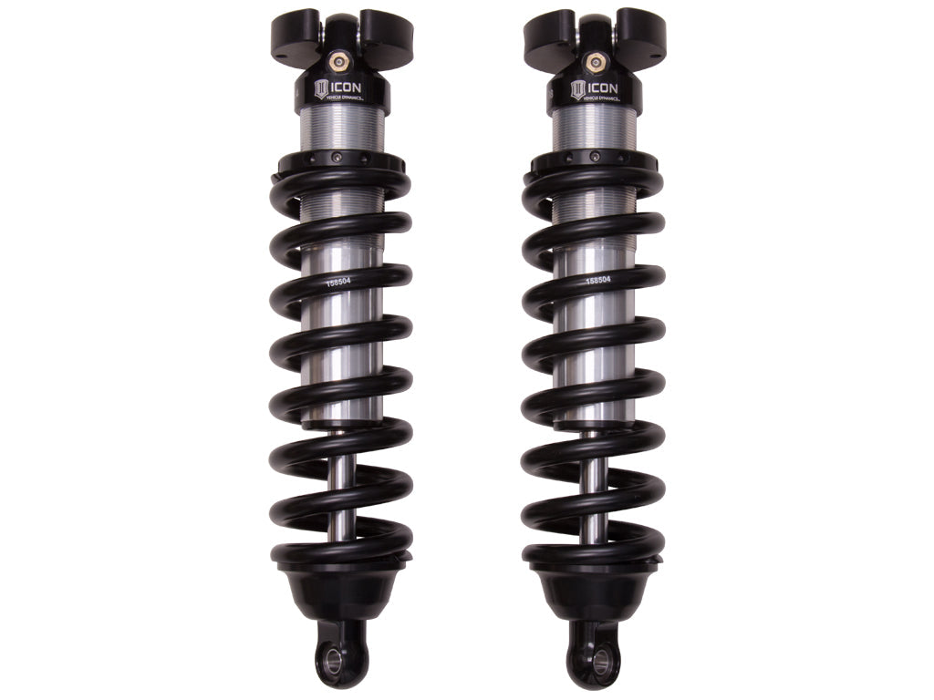 ICON 1996-2004 Toyota Tacoma/1996-2002 Toyota 4Runner, 0-3" Lift, Front, V.S. 2.5 Series Coilover Kit, Extended Travel, Internal Reservoir, 700 lbs/in Spring Rate