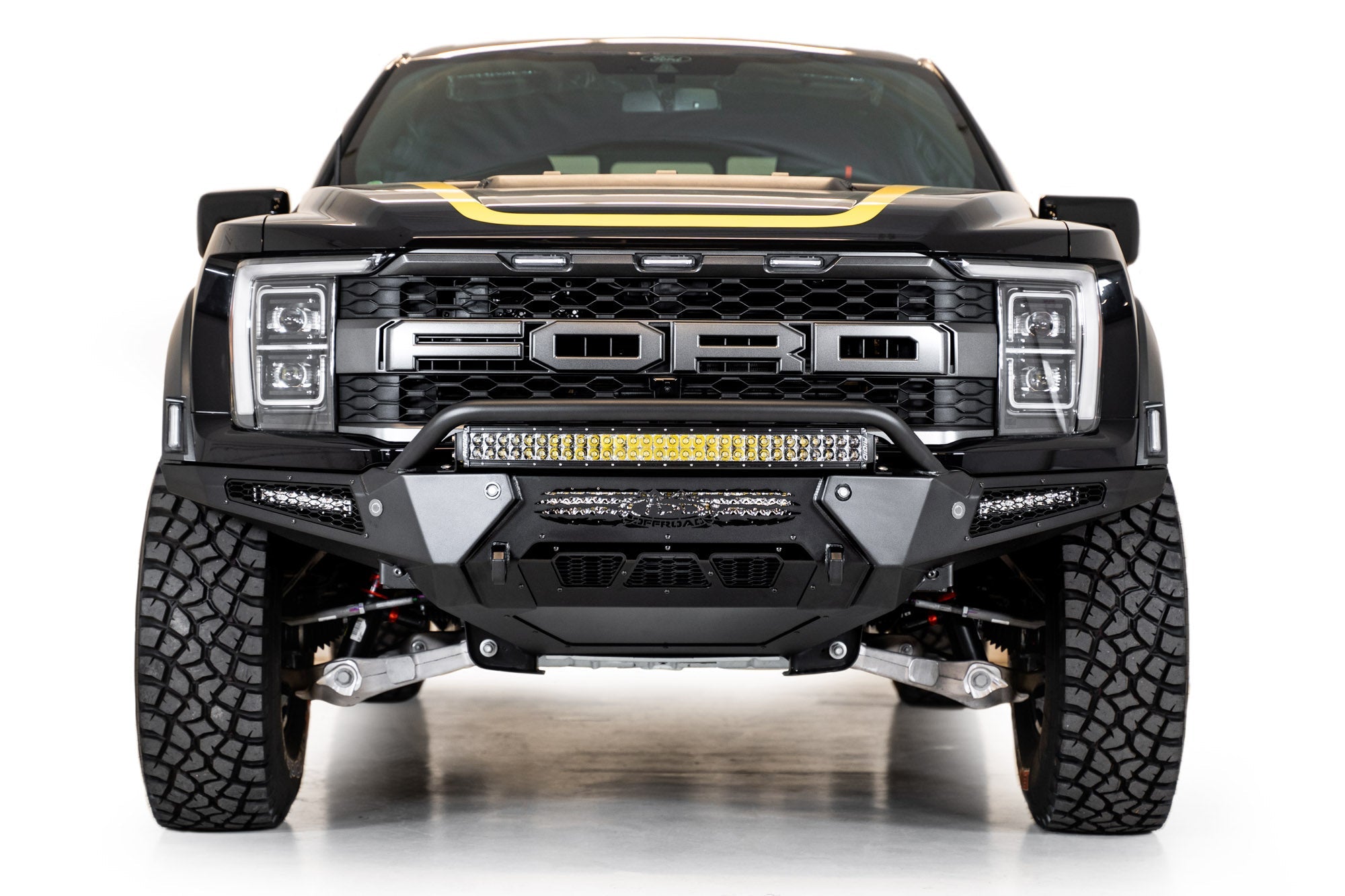 2021-2026 Ford F-150 Raptor/Raptor R HoneyBadger Front Bumper w/ Top Hoop