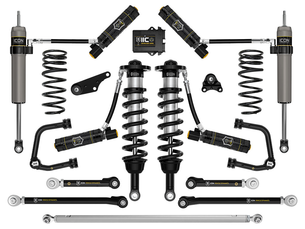 ICON 2024-2026 Toyota Tacoma 1.25-3" Lift, Stage 13 Suspension System, Tubular