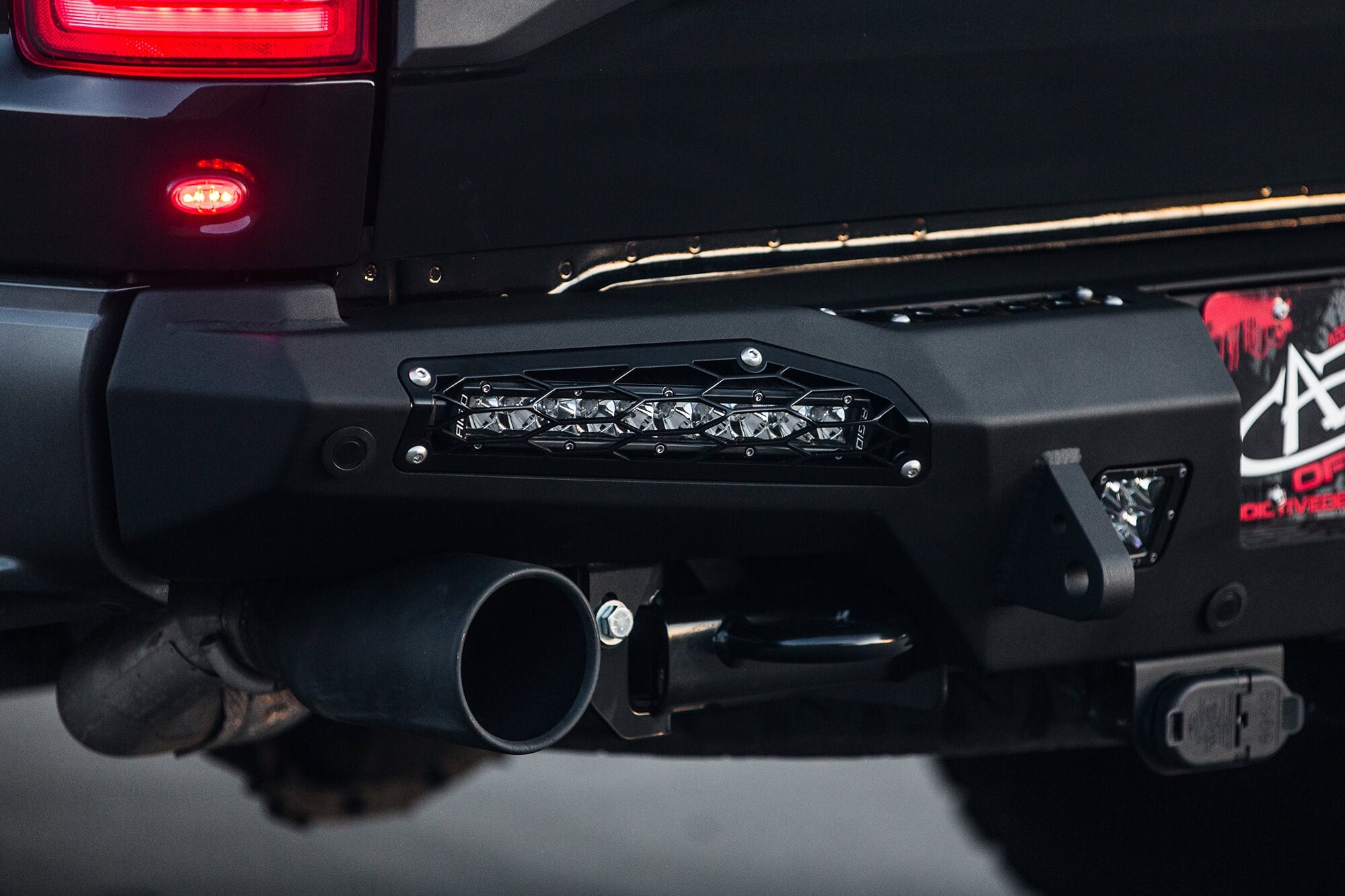 2017-2020 Ford Raptor HoneyBadger Rear Bumper (10" Lights)