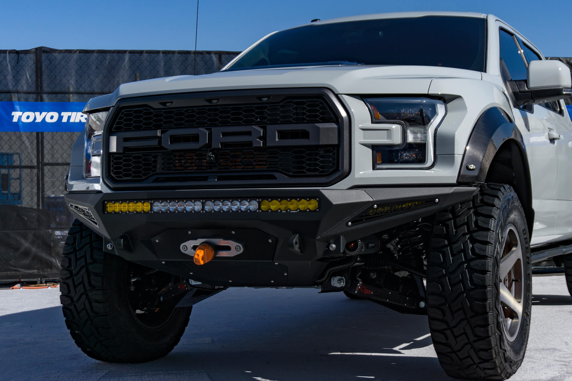2017-2020 Ford Raptor Stealth Fighter Winch Front Bumper