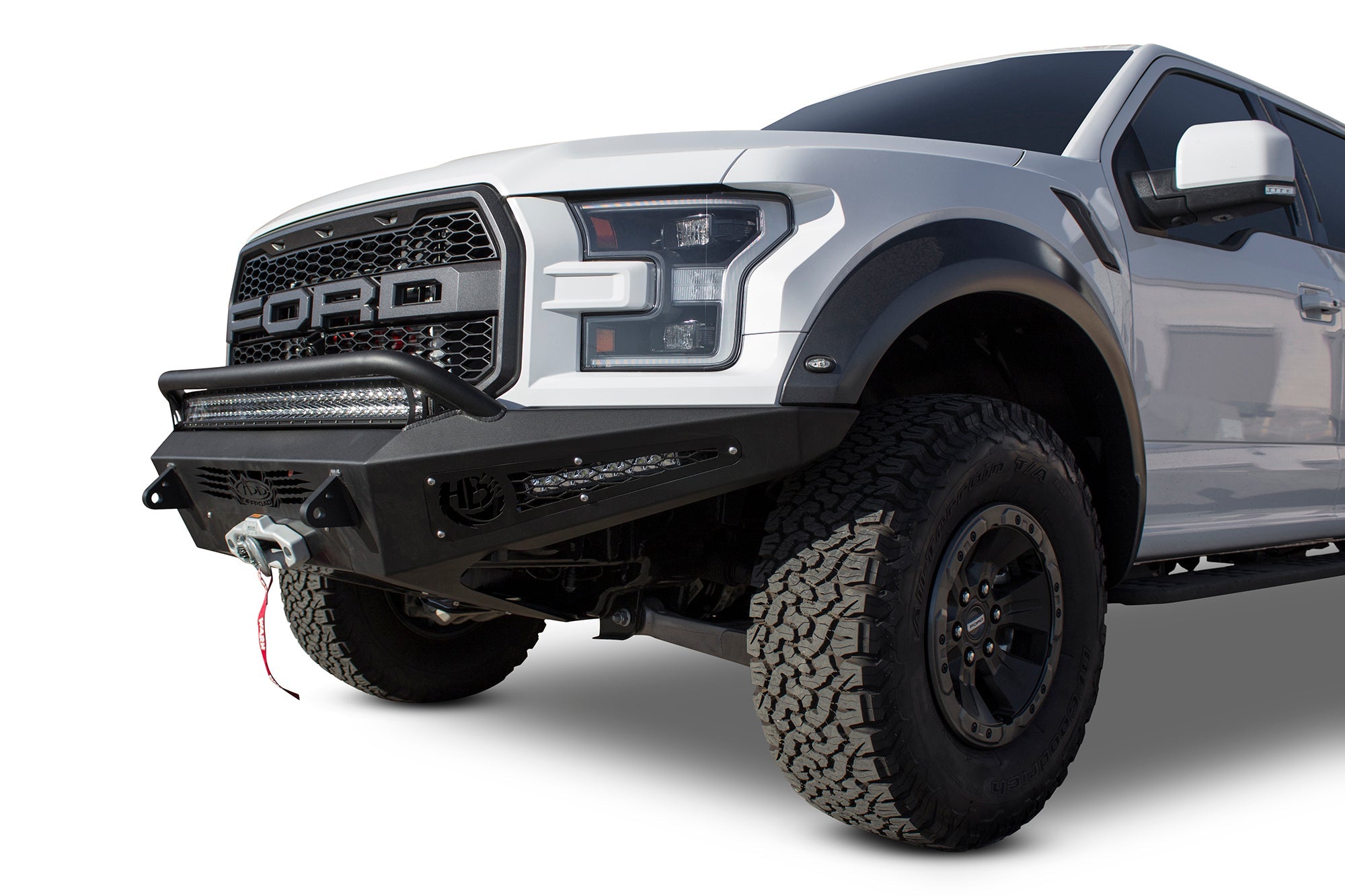 2017-2020 Ford F-150 Raptor HoneyBadger Front Bumper with Winch Mount | Heritage