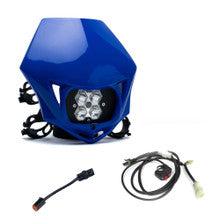 Squadron 2.0 Sport (D/C) Universal Headlight w/Shell / Wiring Harness Package - Honda CRF450R 2009