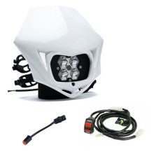 Squadron 2.0 Sport (D/C) Universal Headlight w/Shell / Wiring Harness Package - Honda CRF250R/450R 2013-2016