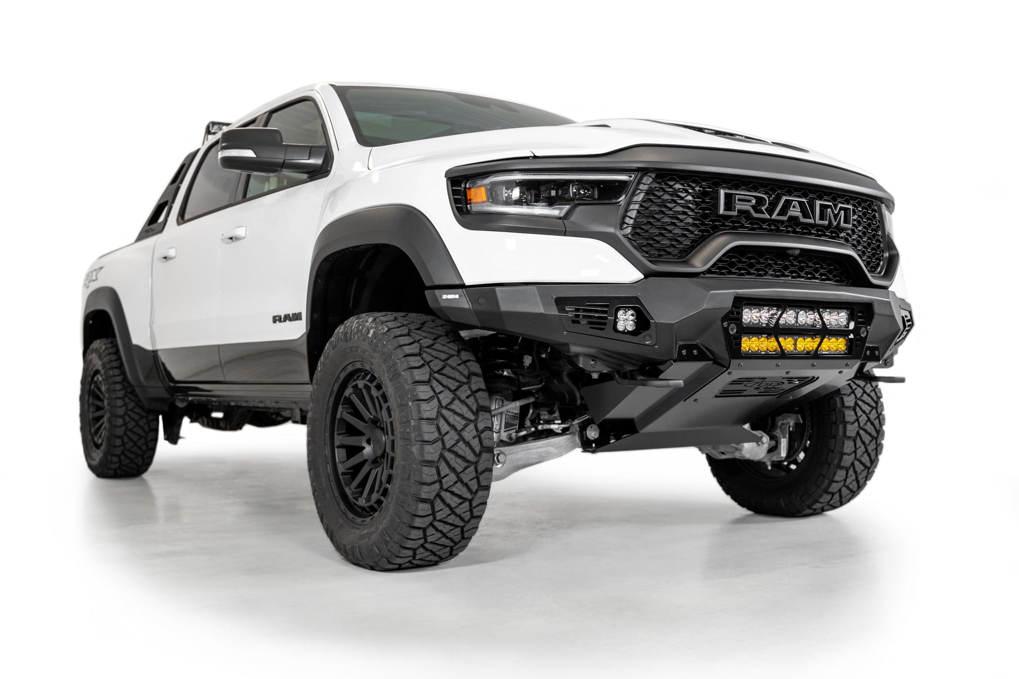 2021-2024 RAM 1500 TRX Bomber Front Bumper (20 Inch Lights)