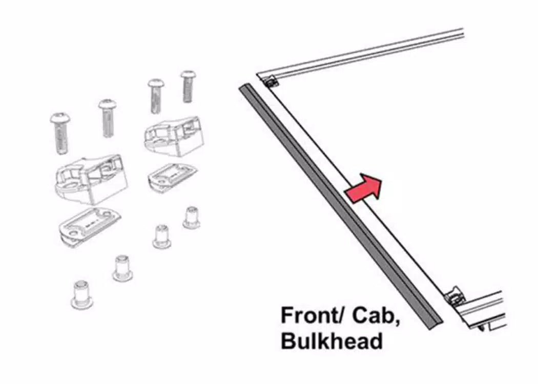 BAKFlip Replacement Bottom Buckle Strap Kit